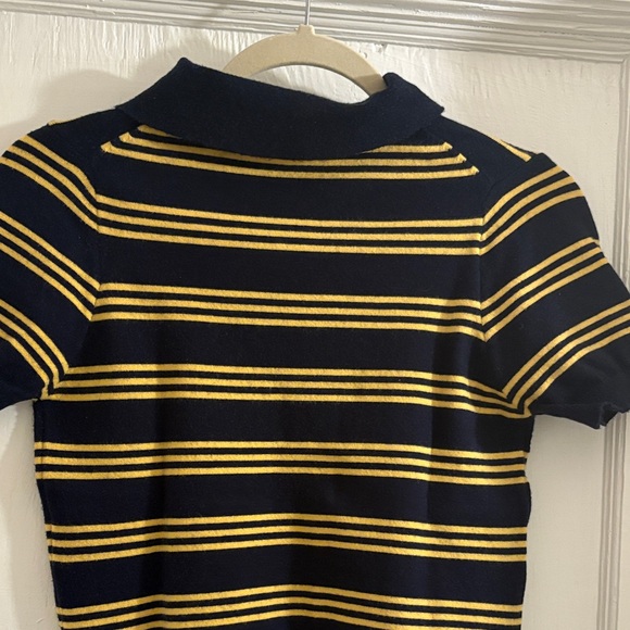 Miu Miu Polo with Navy and Yellow Stripes - Picture 10 of 10